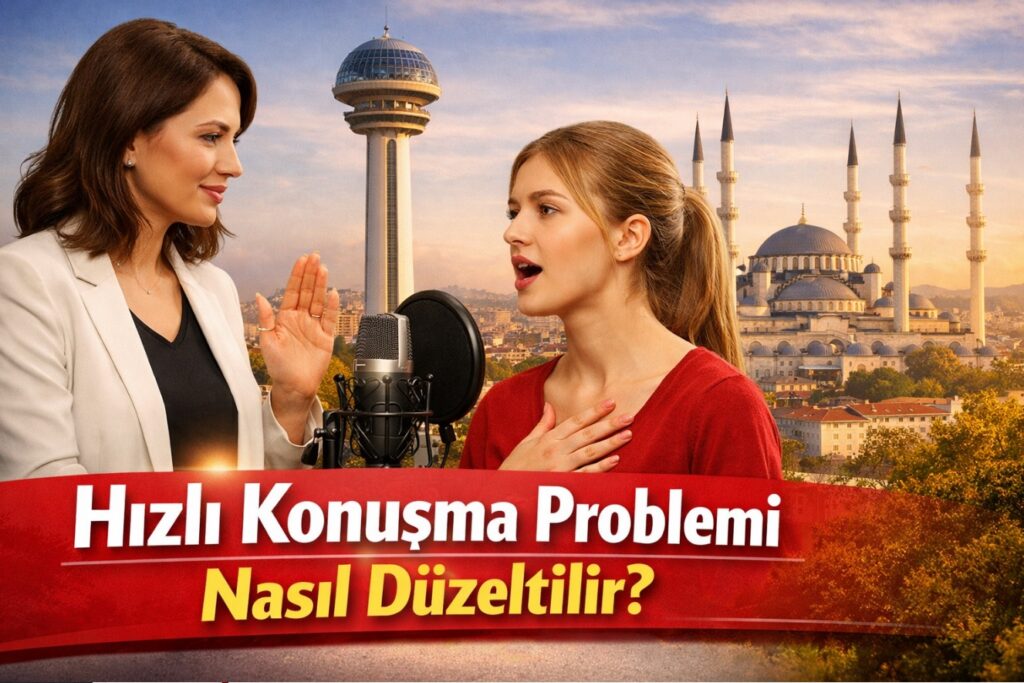 Hızlı konuşma problemi nasıl düzeltilir Ankara diksiyon kursu eğitimi