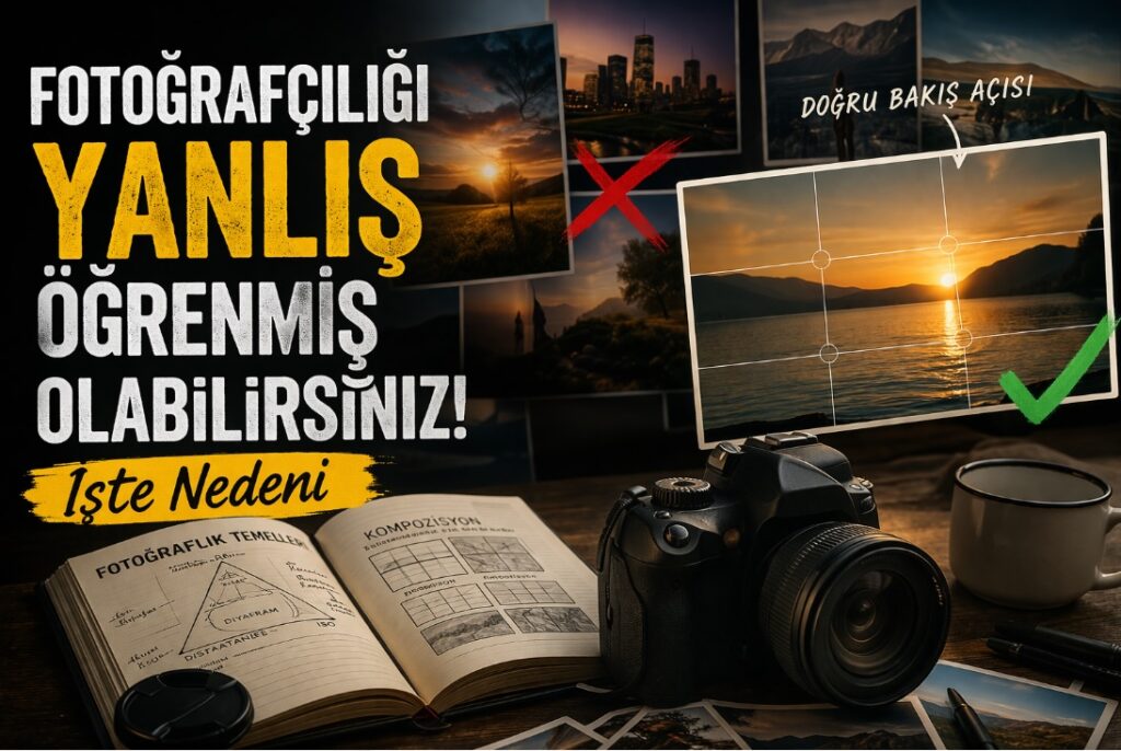 Fotoğrafçılığı yanlış öğrenmiş olabilirsiniz doğru teknik ve kompozisyon örneği
