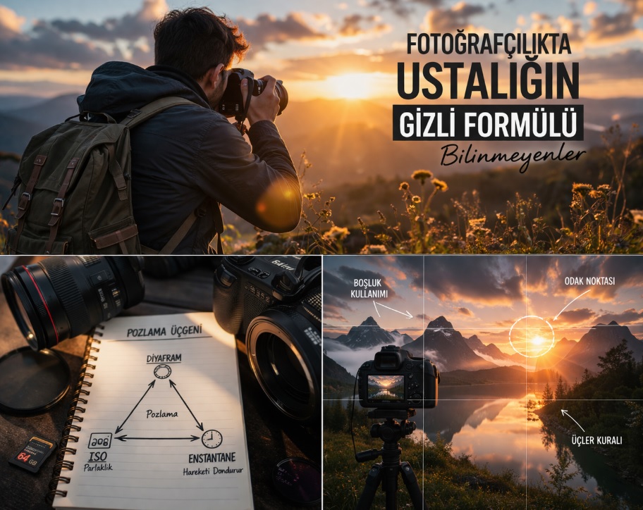 fotoğrafçılıkta pozlama üçgeni diyafram iso enstantane
